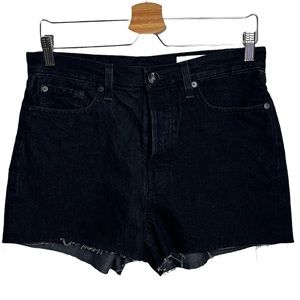 rag & bone Black Jean Shorts